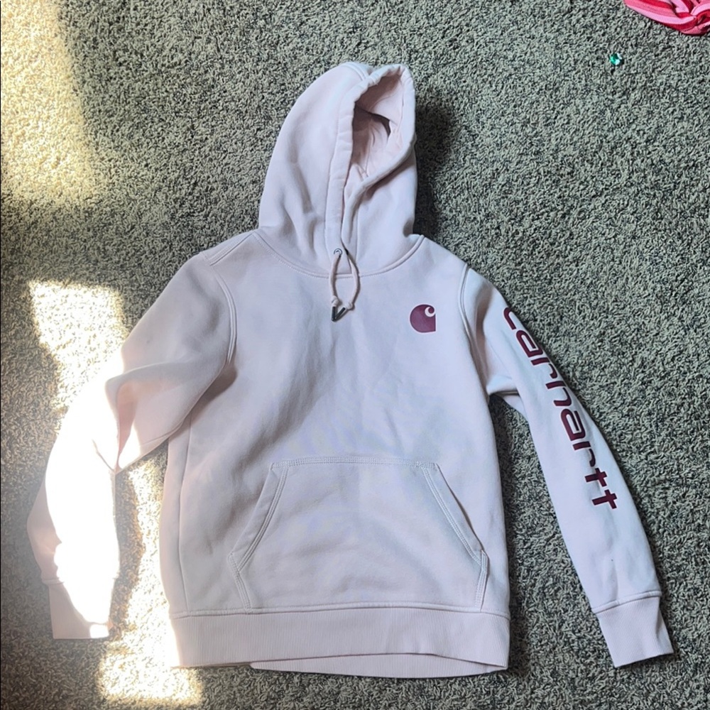 Carhartt Women's Light Pink Hoodie
